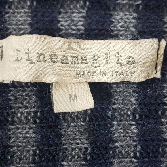 Lineamaglia Blue/Gray Striped Cardigan - Picture 6 of 11